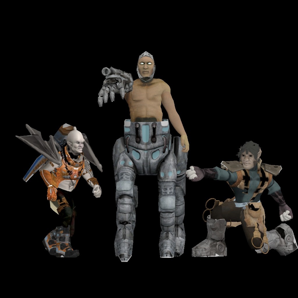 Low poly chars preview image 2